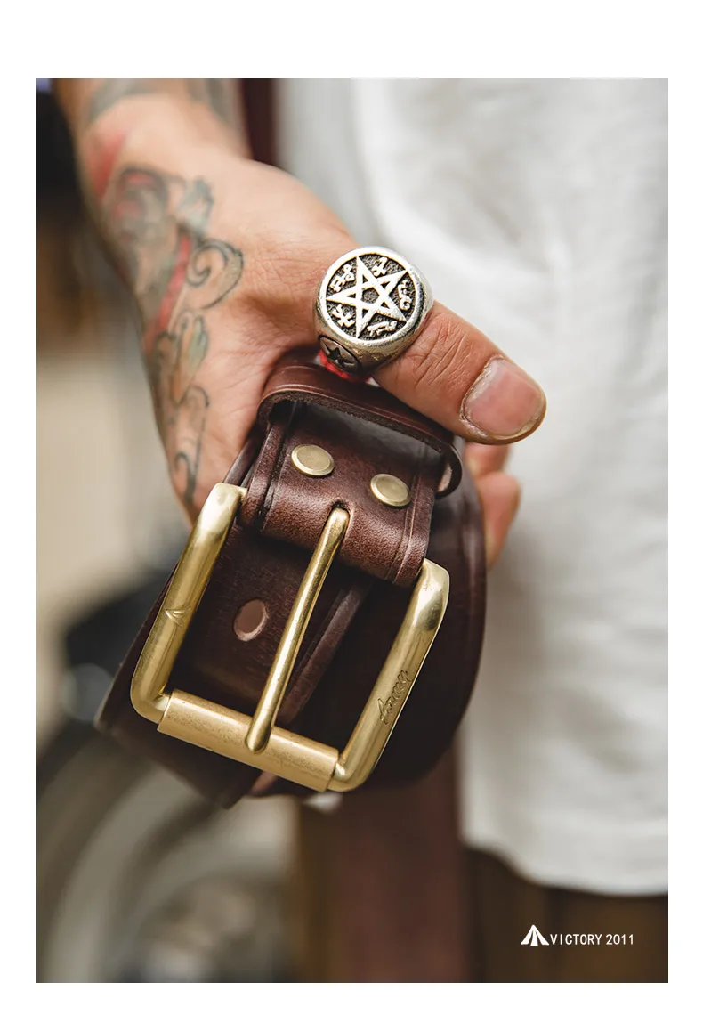 Maden Mens Belts Genuine Leather High Quality Buckle Jeans Cowskin Casual Belts Female Vintage Luxury Brand Designer Waistband