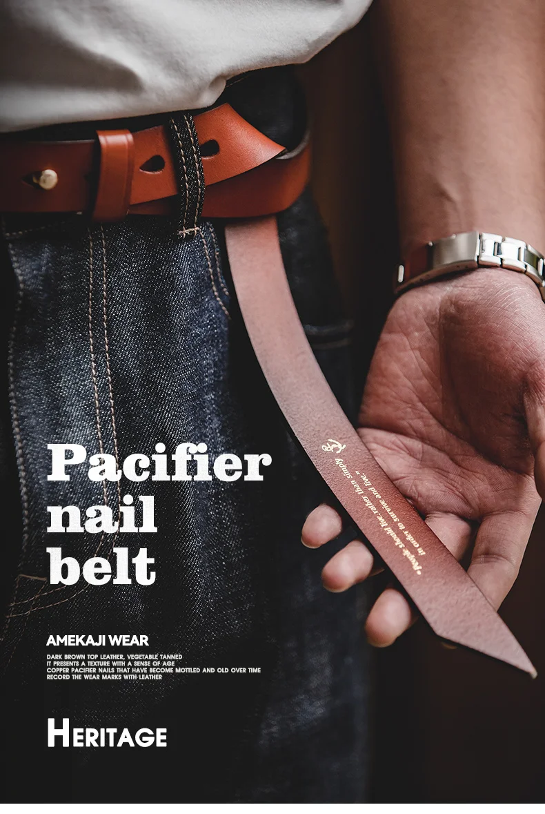 Maden Mens Belts Genuine Leather High Quality Buckle Jeans Cowskin Casual Belts Female Vintage Luxury Brand Designer Waistband