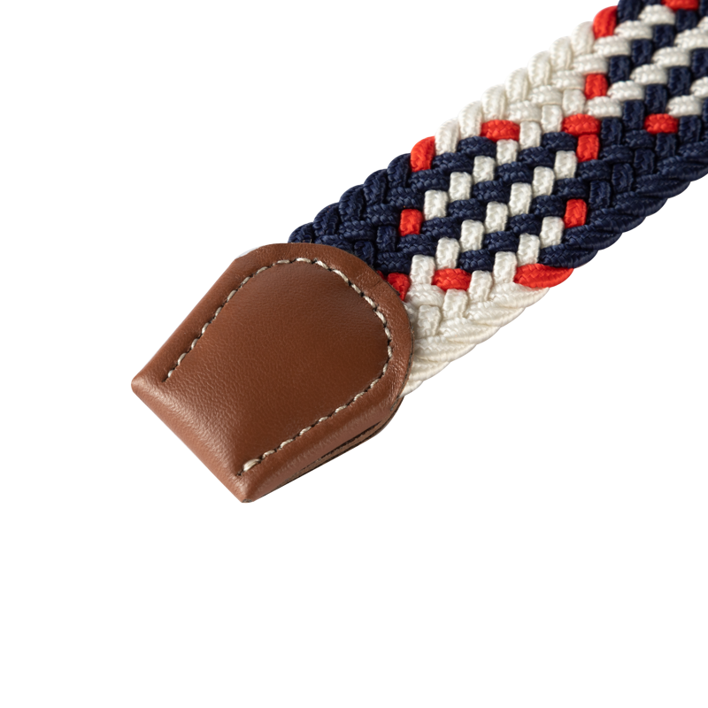 107/120/130cm Unisex Elastic Fabric Woven Casual Belt Pin Buckle Expandable Braided Stretch Canvas Leisure Belts for Men Women