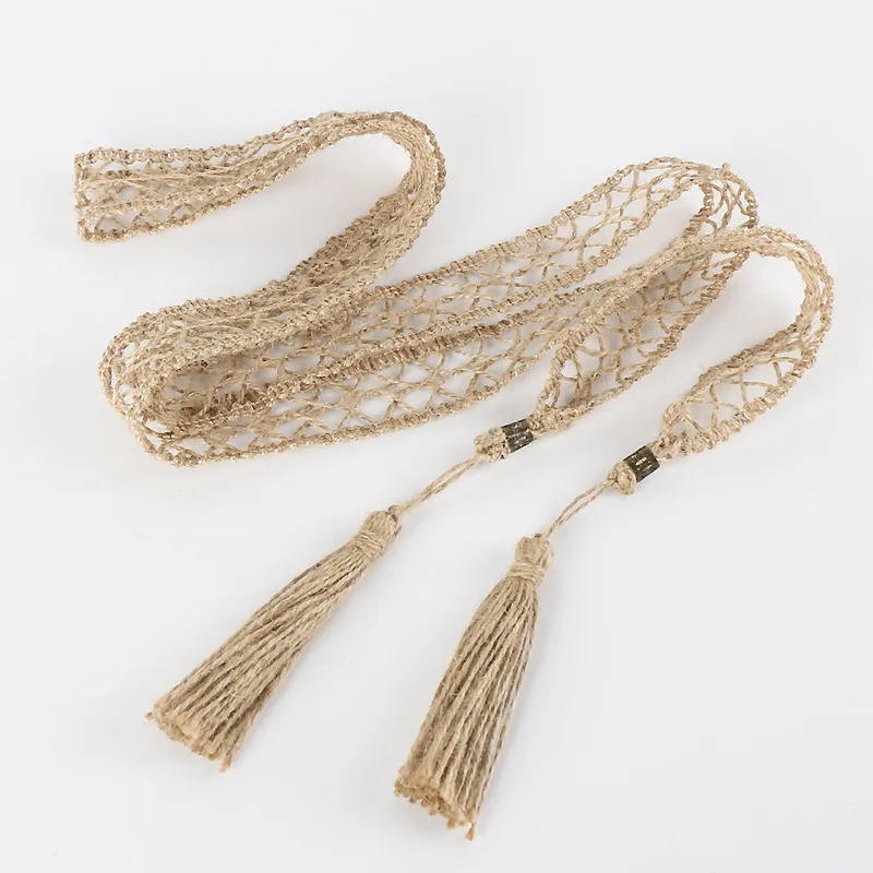 170cm Women Waistband Belt Thin Belt Simple Decoration Tie with Dress Long Waist Rope Knotted Vintage Dresses String Waist Chain