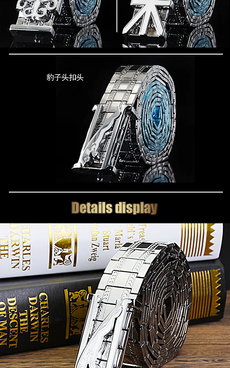 metal waistband Mens belts Stainless steel Belt goth Punk style luxury designer Gifts for men Tactical Belt self-defense Belt ma