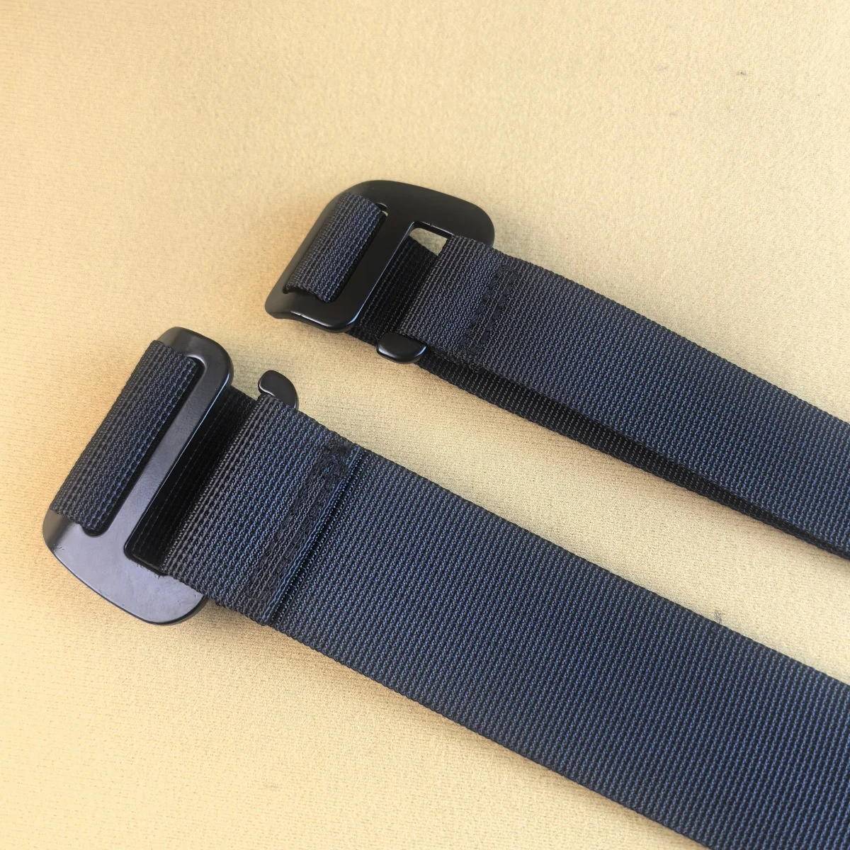 (Lightweight Thin Belt) 2.5CM Narrow Aluminum Alloy Buckle Nylon Belt 3.8CM Widening Hook Tactical Belt Men's Canvas Women's