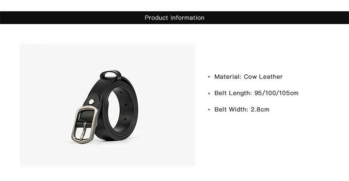 BEAUTODAY Casual Belt Women Cow Leather Gold Square Buckle Waistband Ladies Jeans Dress 2024 Spring Accessories Handmade A91104