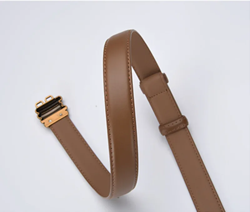 New Ladies Adjustable Genuine Leather Belts Bandwidth Belts Dress Decoration Versatile Designer High Quality Women's Waistband