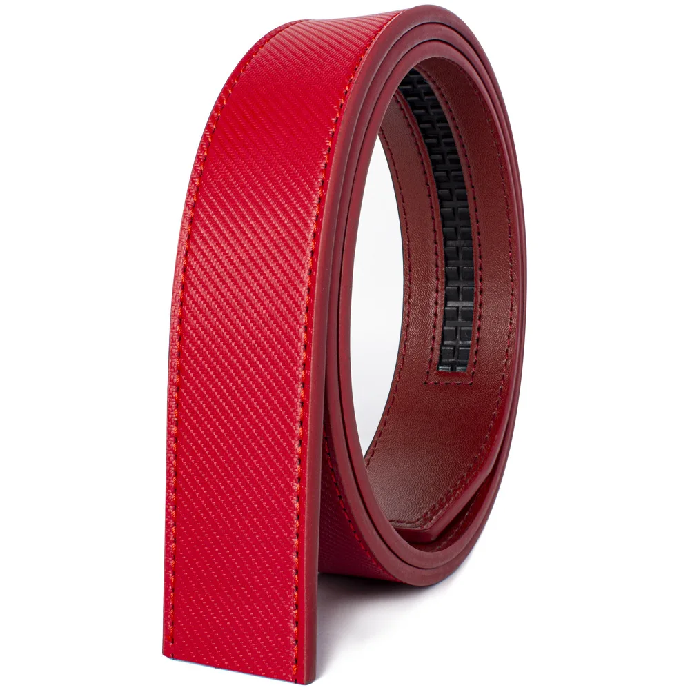 Genuine Leather Large Size Belt No Buckle for Automatic Buckle Belts Without Buckle for Men Women High Quality Male Jeans Belt