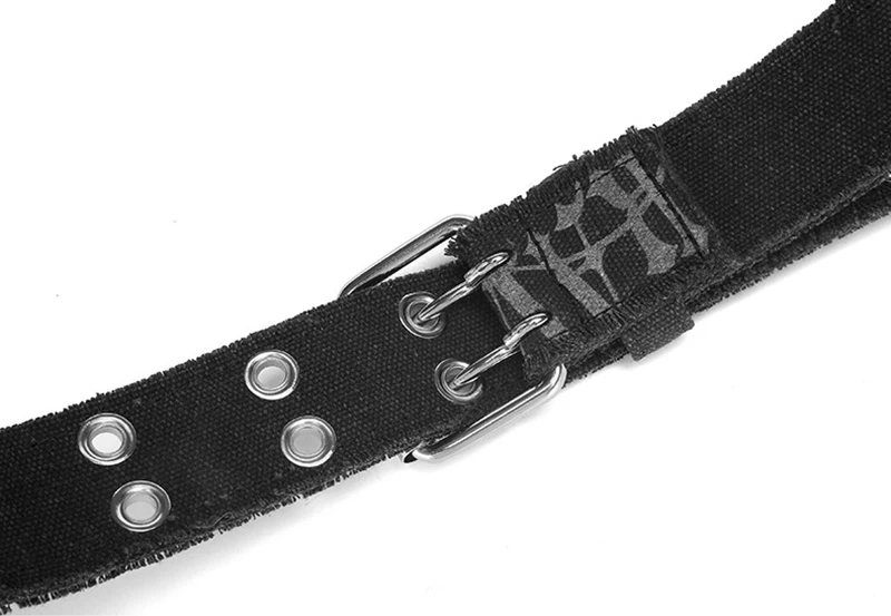 Fashion Retro Unisex Belts Double Pin Buckle Design Canvas Belts Men Belt Trend Casual Simple Men & Women Jeasn Belts