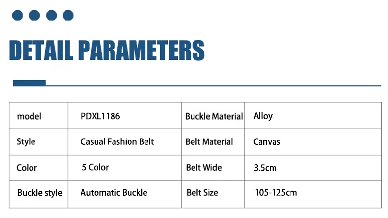 Fashion Retro Unisex Belts Double Pin Buckle Design Canvas Belts Men Belt Trend Casual Simple Men & Women Jeasn Belts