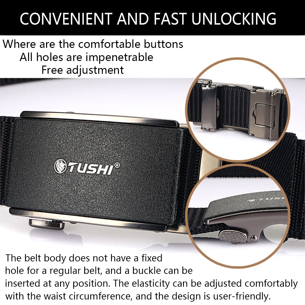 TUSHI Men's Belt Army Outdoor Hunting Tactical Multi Function Combat Survival High Quality Marine Corps Canvas For Nylon Belt
