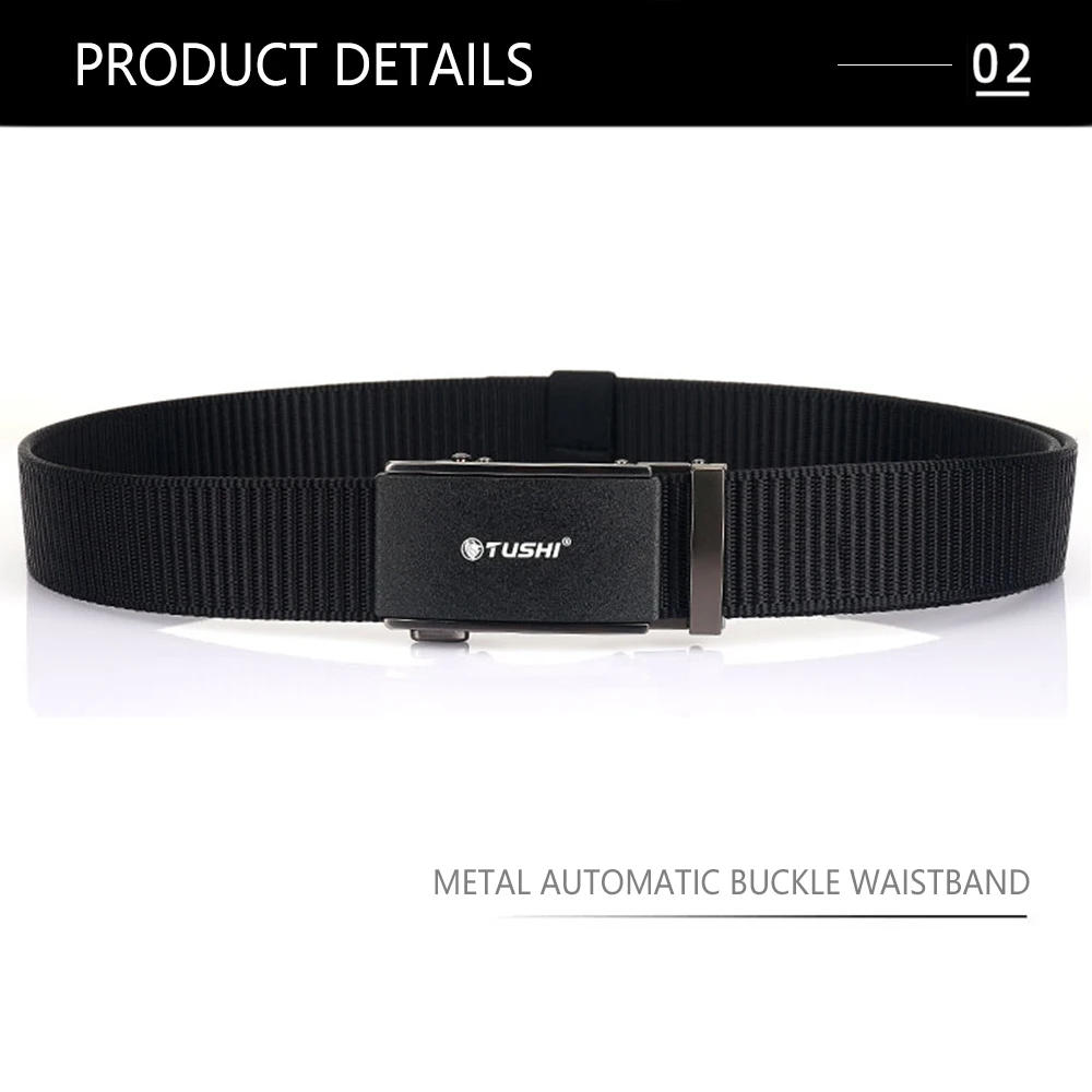 TUSHI Men's Belt Army Outdoor Hunting Tactical Multi Function Combat Survival High Quality Marine Corps Canvas For Nylon Belt