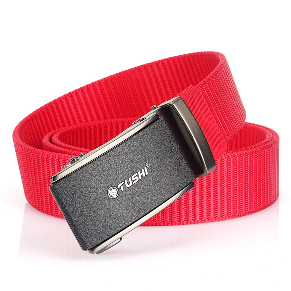 TUSHI Men's Belt Army Outdoor Hunting Tactical Multi Function Combat Survival High Quality Marine Corps Canvas For Nylon Belt