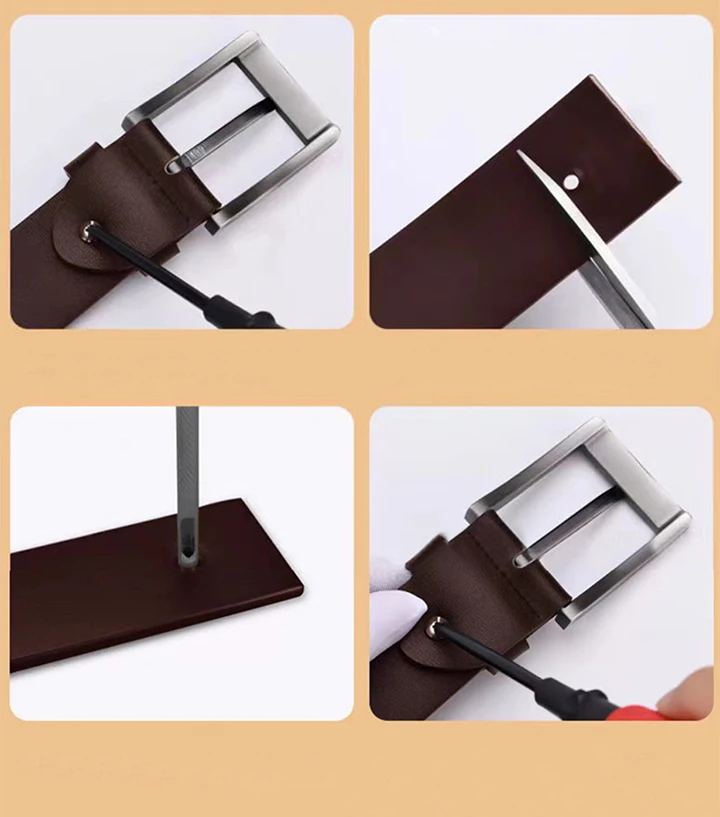 MaiKun Men's Genuine Leather Belt Classic Black Fashion Waistband Alloy Pin Buckle Belt For Casual And Formal Wear