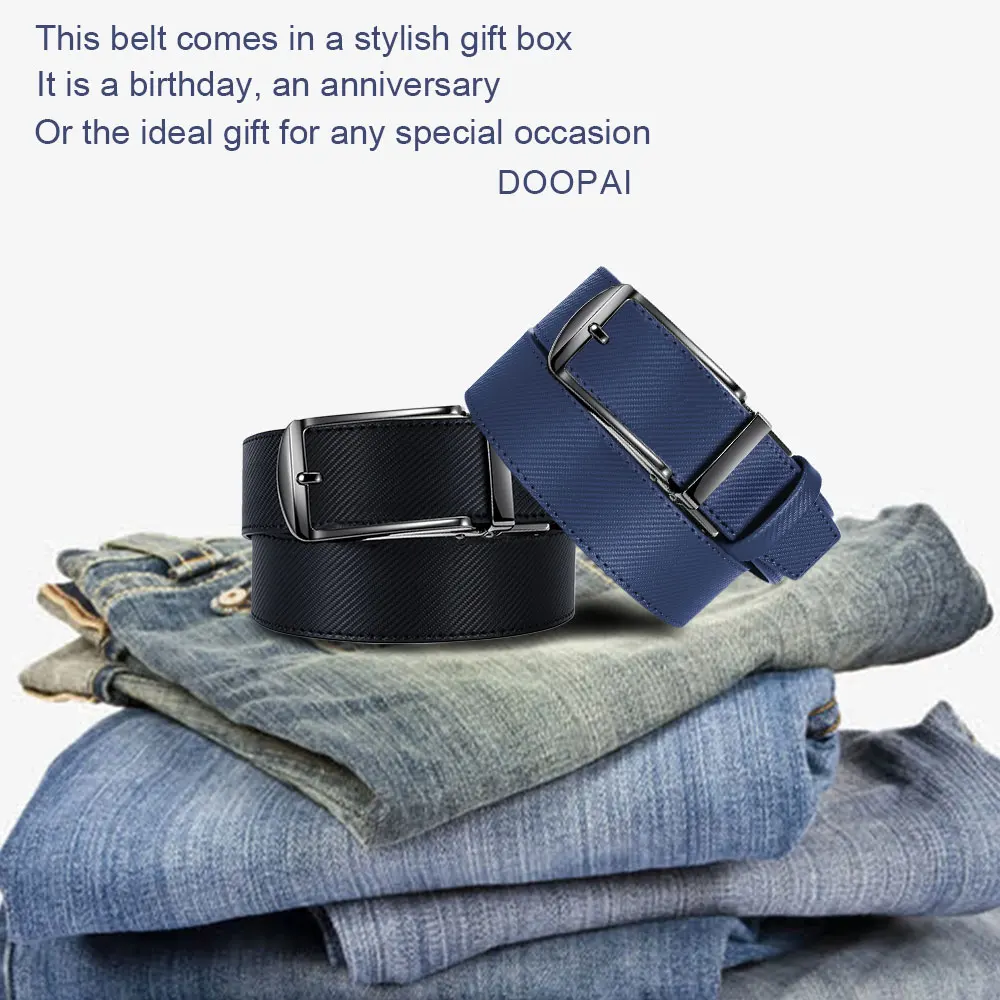 Mens Belt Genuine Leather Luxury Belt Metal Automatic Alloy Buckle Fashion Ratchet Belts for Men Cowhide High Quality Belt