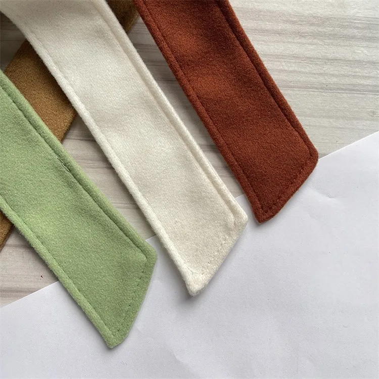 5x175cm Women Waist Belt Double-Sided Faux Woolen Coat Overcoat Trench Coat Waistband Ladies Autumn Winter Apparel Accessories