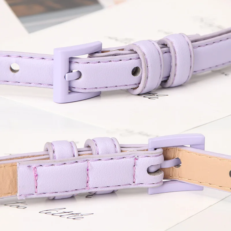 1.5x101cm Candy Color PU Leather Women Skinny Leather Belt Thin Waist Jeans Belt for Pants Fashion Metal in Pin Buckle Belt