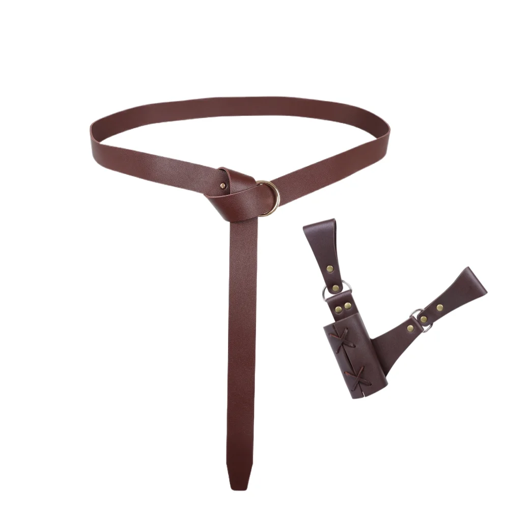 UYEE Vintage Holster Frog Costume Rapier Medieval Sword Holder Sheath Scabbard Weapon Waist Belt Ring Strap