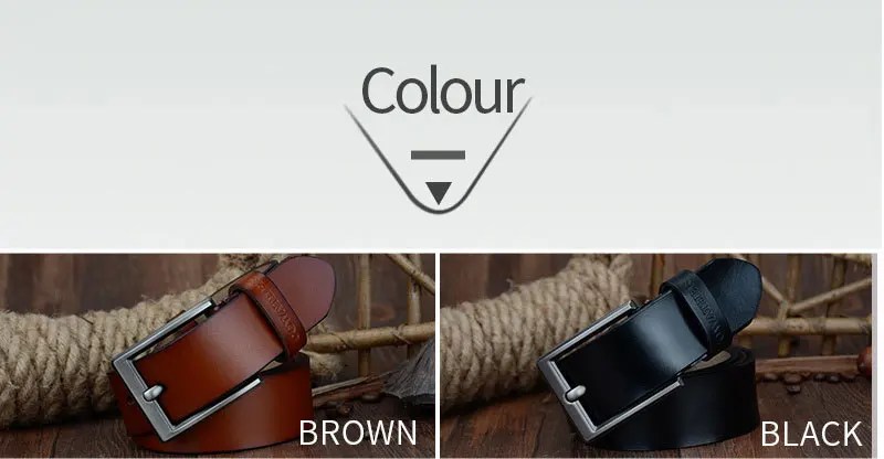 COWATHER 2021 men belt cow genuine leather luxury strap male belts for men new fashion classic vintage pin buckle dropshipping