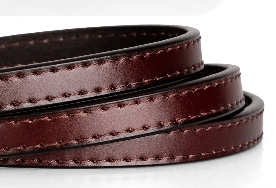 Maikun Women's Business Genuine Leather Belt Fashion Casual Thin Belt For Suit Skirt Dresses