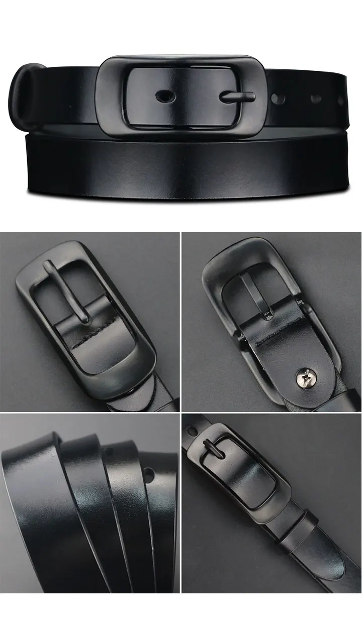 Maikun Belts for Women Belt Genuine Leather Belt Female Waistband for Jeans Dresses Pants