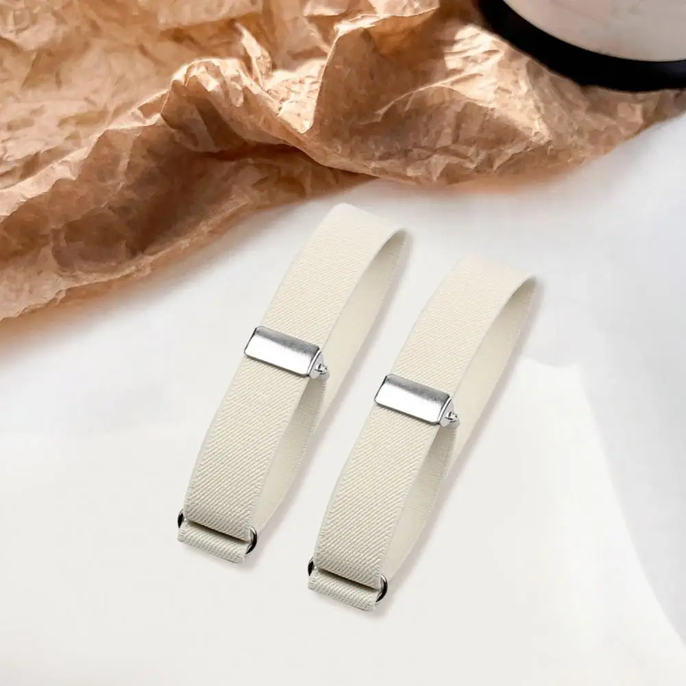 1Pair Shirt Sleeve Garters Holders Men Women Elastic Armband Adjustable Arm Cuff Bands for Party Clothing Accessories