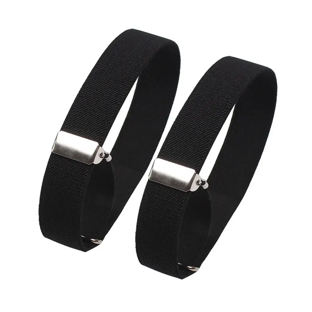1Pair Shirt Sleeve Garters Holders Men Women Elastic Armband Adjustable Arm Cuff Bands for Party Clothing Accessories