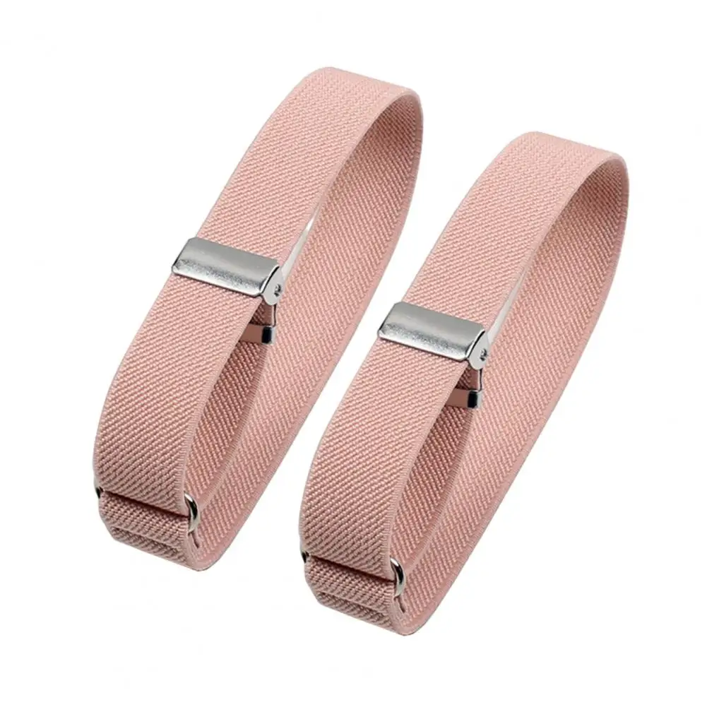 1Pair Shirt Sleeve Garters Holders Men Women Elastic Armband Adjustable Arm Cuff Bands for Party Clothing Accessories