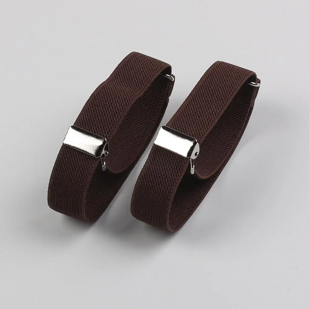 1Pair Shirt Sleeve Garters Holders Men Women Elastic Armband Adjustable Arm Cuff Bands for Party Clothing Accessories