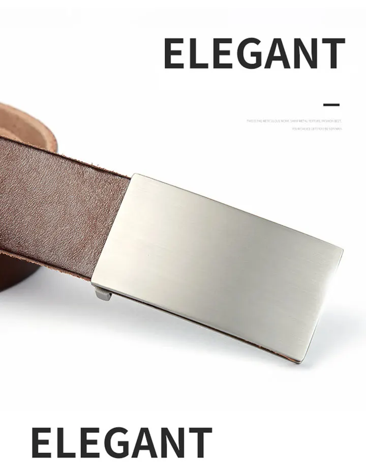Maikun Genuine Leather Belt Men's Luxury Brand Handmade Vintage Pure Cowskin Casual Pin Buckle Youth Belts