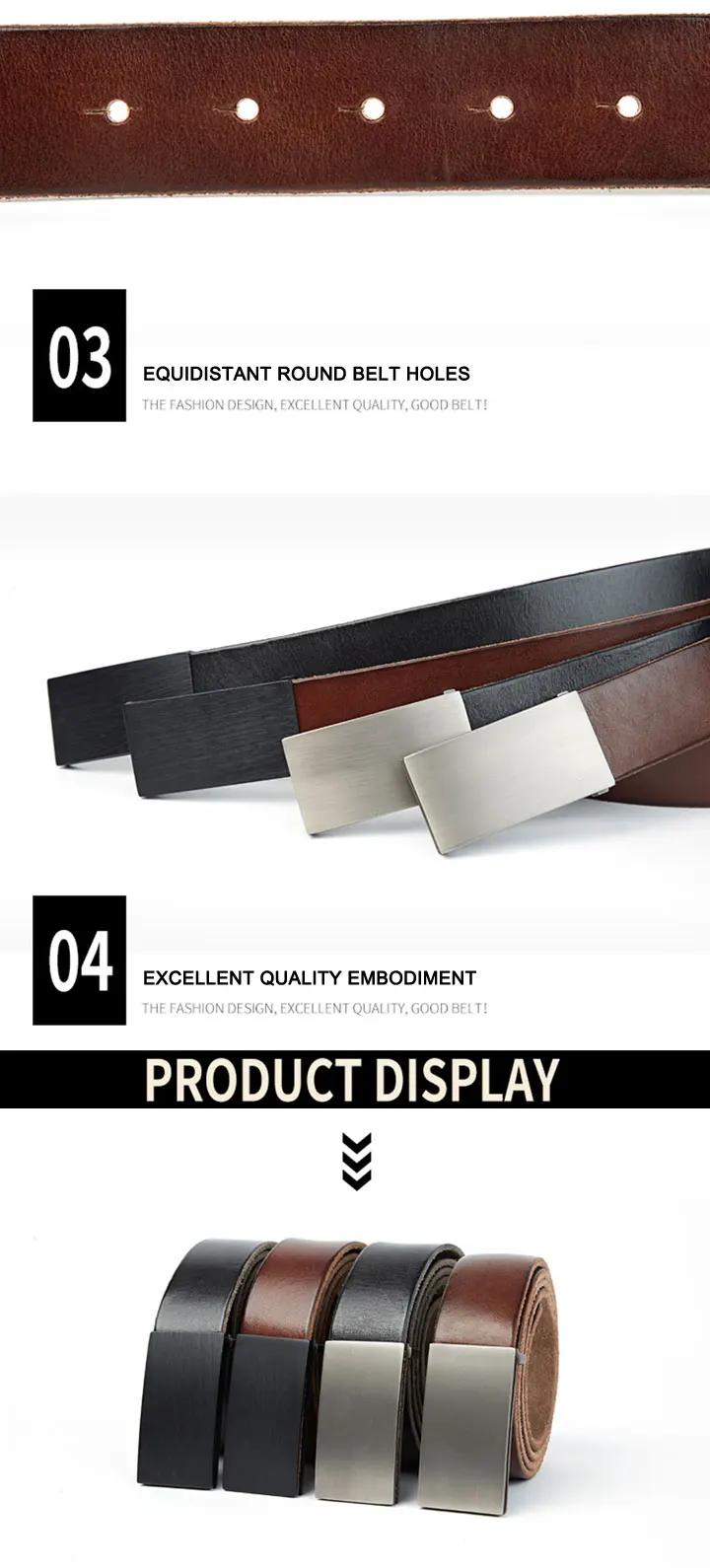 Maikun Genuine Leather Belt Men's Luxury Brand Handmade Vintage Pure Cowskin Casual Pin Buckle Youth Belts