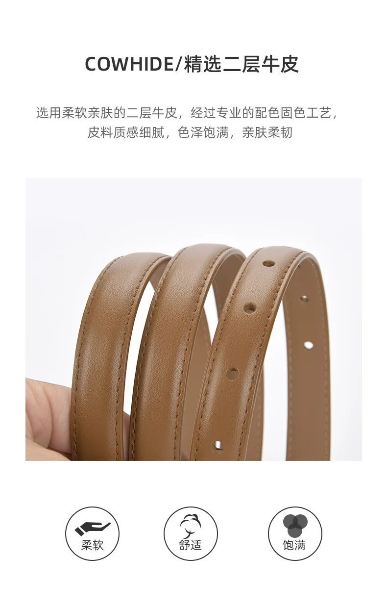 Summer Candy Colorful Cute Real Leather Waist Belt Women Jeans Strap Belt Purple Pink Blue Green Girls Cowskin Waistband Belts