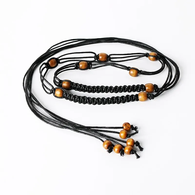New Female Waistband Belts Thin Belt Simple Decoration Tie with Dress Long Waist Rope Knotted Vintage Dresses String Waist Chain