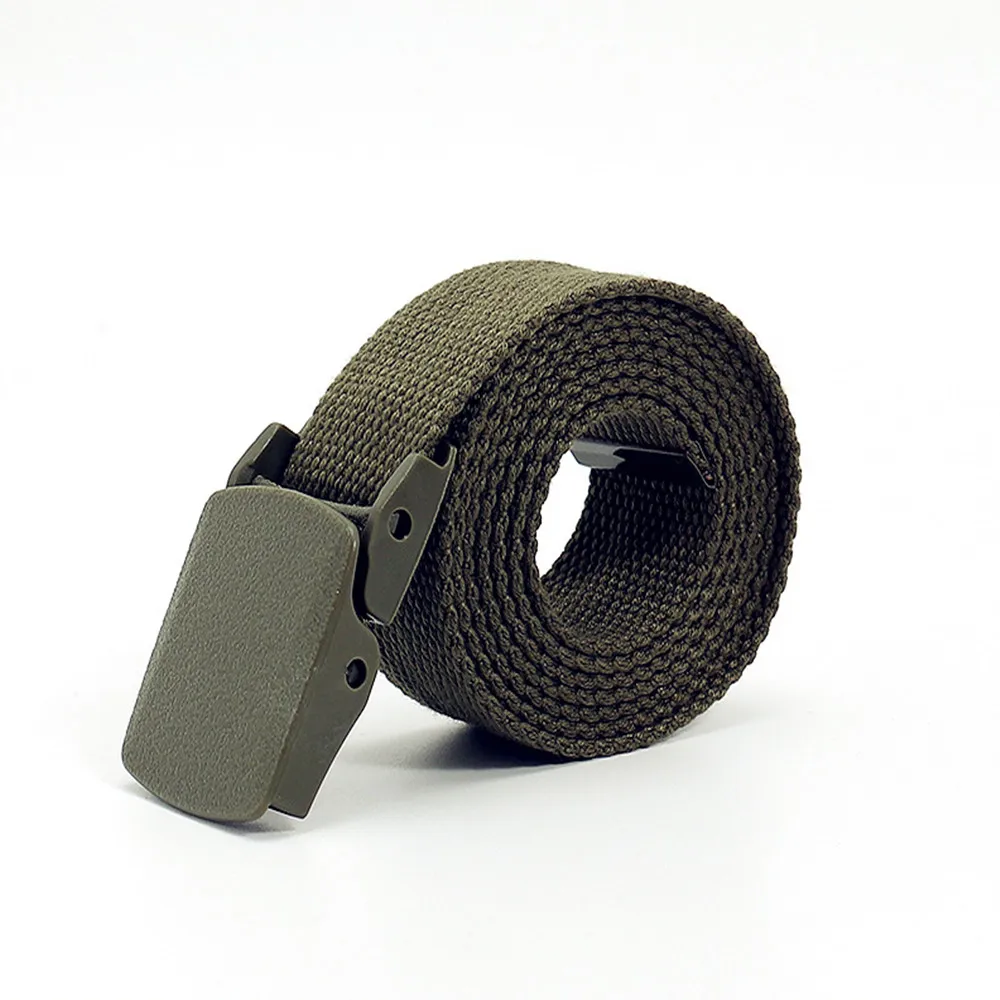 Colorful Canvas Tactical Belt Unisex Fashion Casual Luxury Trend Jeans Accessories Youth Nylon Girdle Cute Belt