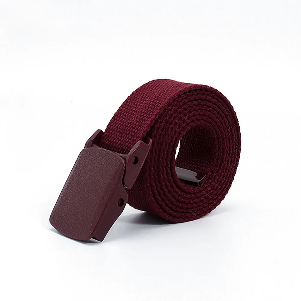 Colorful Canvas Tactical Belt Unisex Fashion Casual Luxury Trend Jeans Accessories Youth Nylon Girdle Cute Belt