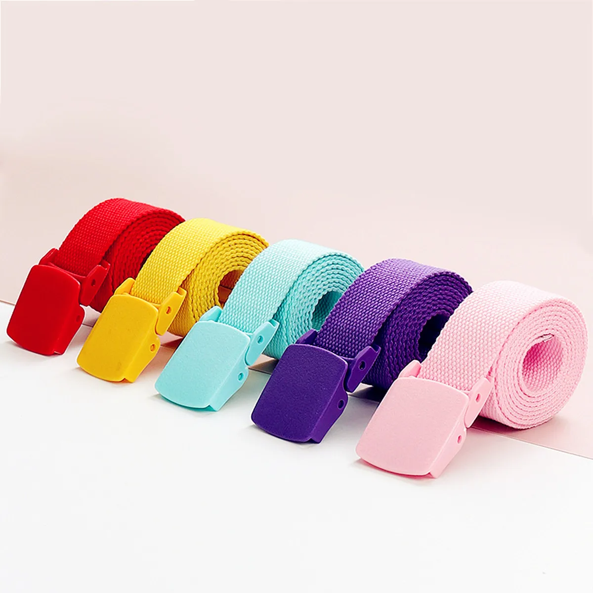 Colorful Canvas Tactical Belt Unisex Fashion Casual Luxury Trend Jeans Accessories Youth Nylon Girdle Cute Belt