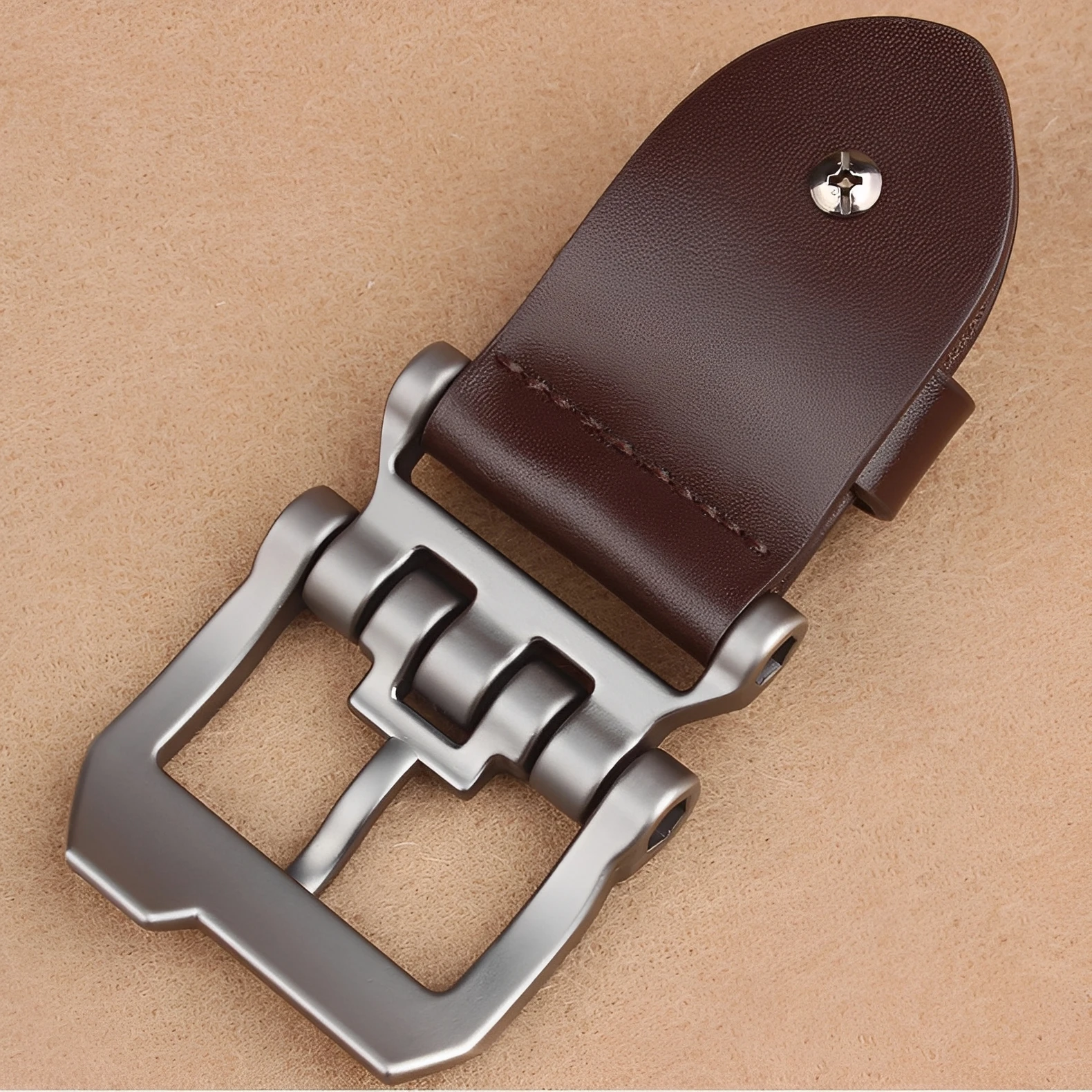 2026 Men's Genuine Leather Pin Belt Buckle Head Fashion Alloy Belt Buckle 4.0cm Pin Belt Buckle for Male Jeans Pants Waistband
