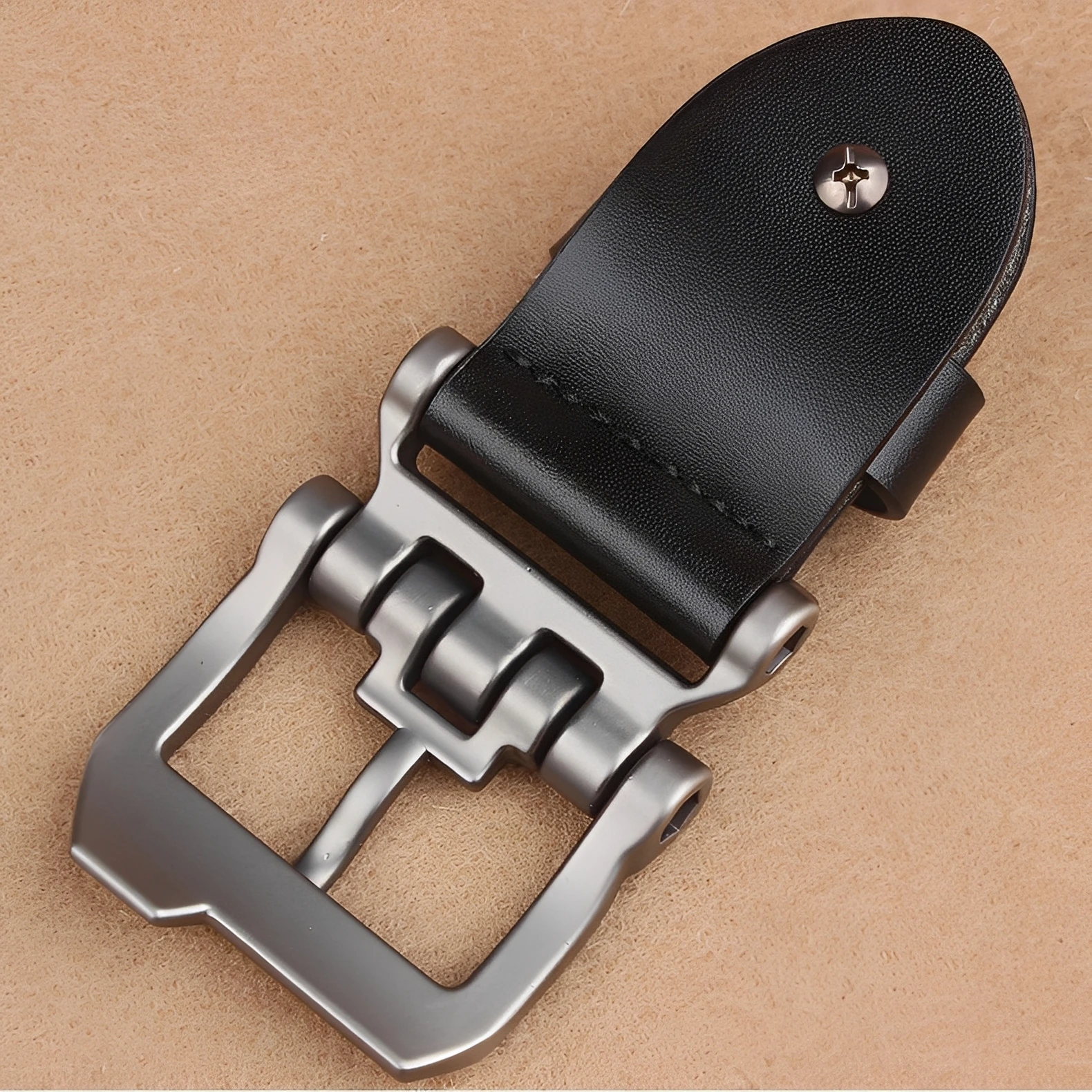 2026 Men's Genuine Leather Pin Belt Buckle Head Fashion Alloy Belt Buckle 4.0cm Pin Belt Buckle for Male Jeans Pants Waistband