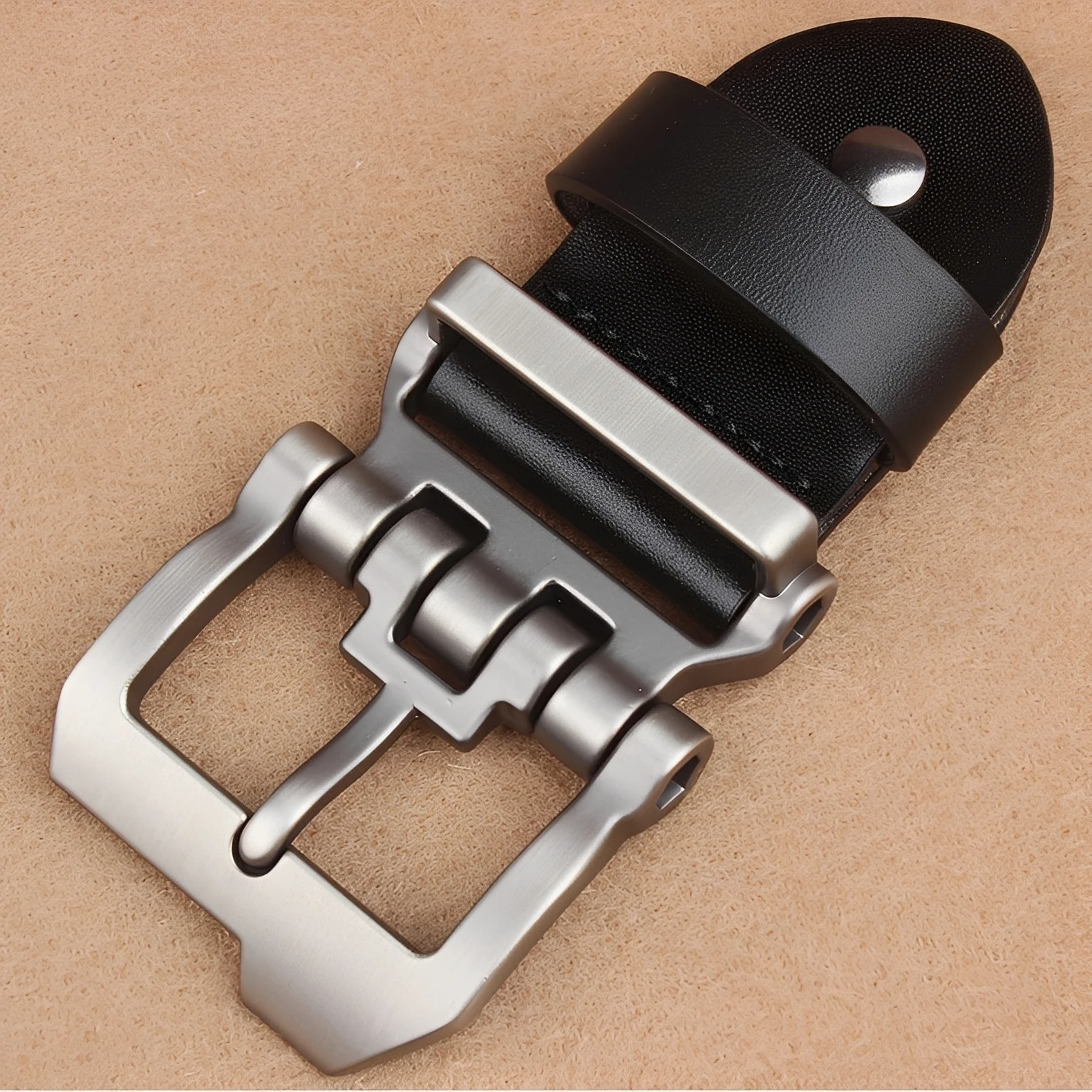2026 Men's Genuine Leather Pin Belt Buckle Head Fashion Alloy Belt Buckle 4.0cm Pin Belt Buckle for Male Jeans Pants Waistband