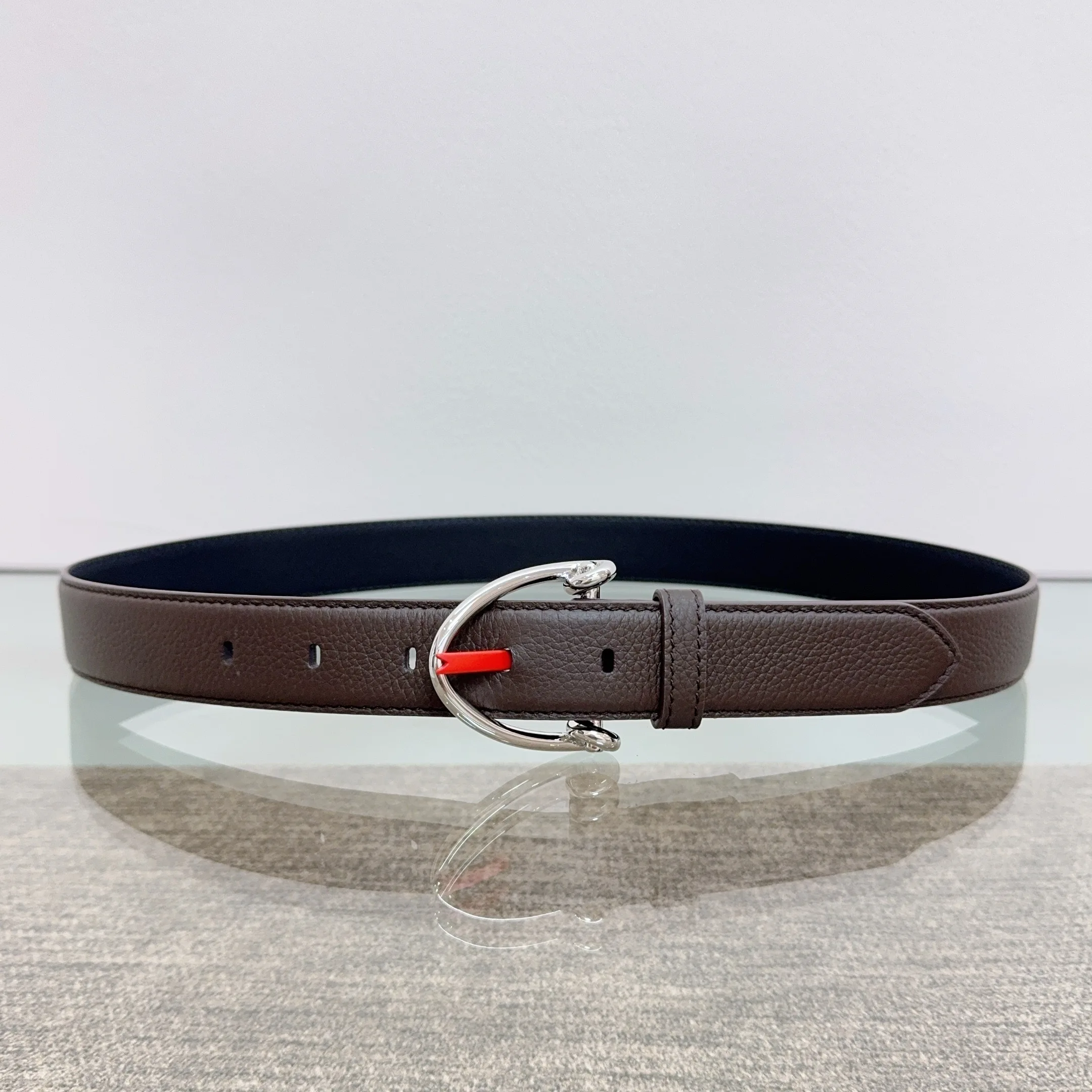 2025New Top Layer Cowhide Belt Retro Fashion Simple Gold/silver Metal Buckle Belt Soft Genuine Leather Women's Jeans Belt