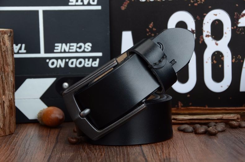 COWATHER new style cow genuine leather mens belt for men high quality vintage style 100-130cm male strap ceinture homme