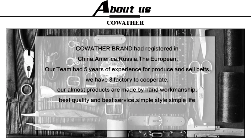 COWATHER new style cow genuine leather mens belt for men high quality vintage style 100-130cm male strap ceinture homme