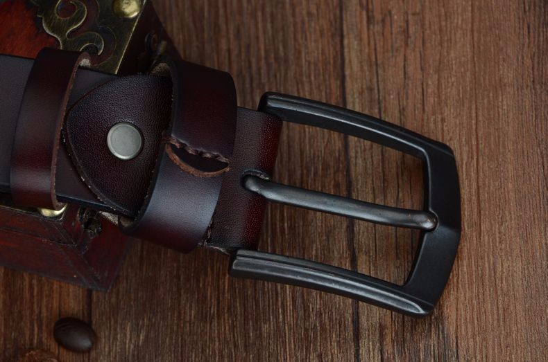 COWATHER new style cow genuine leather mens belt for men high quality vintage style 100-130cm male strap ceinture homme