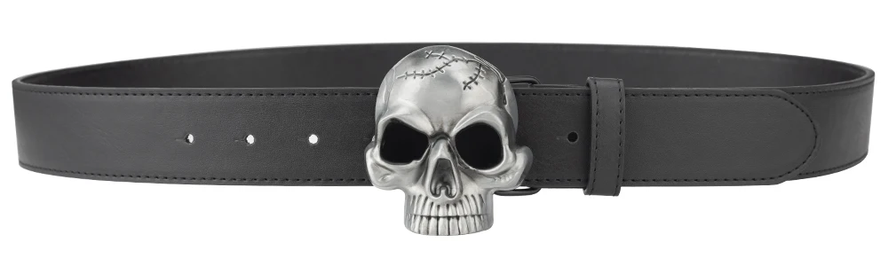Men's Skull Buckle Fashion Ghost Head Decorative Belt