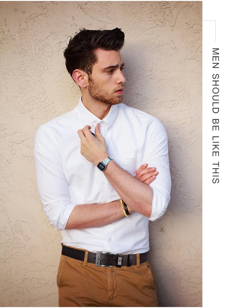2025New Men's Leather Belts Luxury Strap Male Belts For Fashion Classice Vintage Pin Buckle Men Belt High Quality
