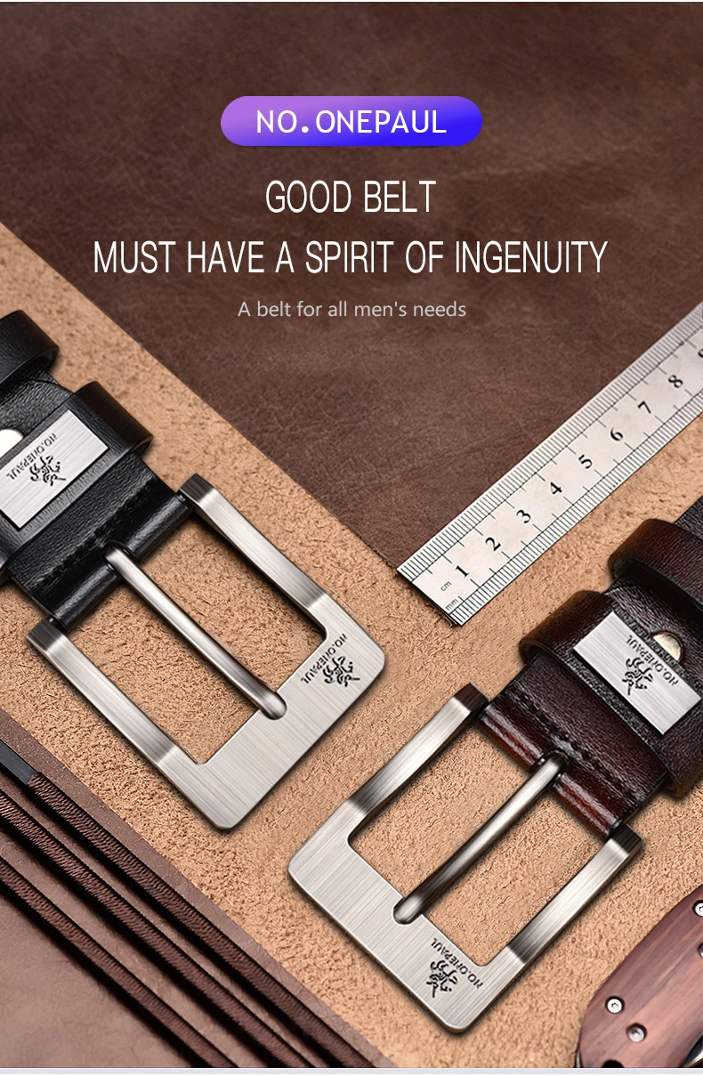 2025New Men's Leather Belts Luxury Strap Male Belts For Fashion Classice Vintage Pin Buckle Men Belt High Quality