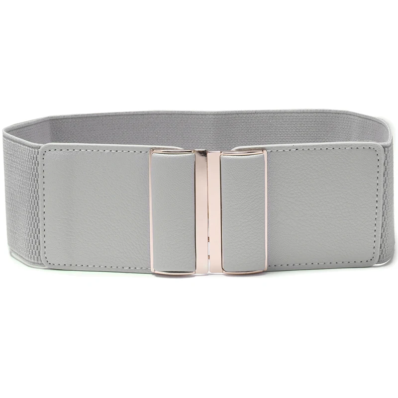 Women Wide Elastic Belt Cinch Waistband Stretch Dress Big size Ladies Waist Seal 9Colors
