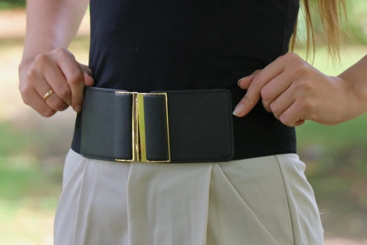 Women Wide Elastic Belt Cinch Waistband Stretch Dress Big size Ladies Waist Seal 9Colors