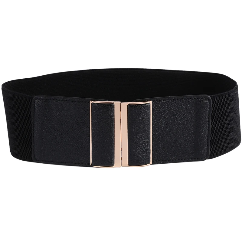 Women Wide Elastic Belt Cinch Waistband Stretch Dress Big size Ladies Waist Seal 9Colors