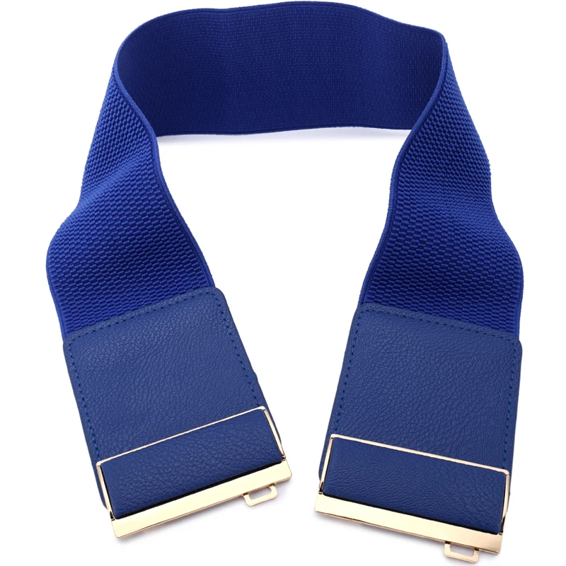 Women Wide Elastic Belt Cinch Waistband Stretch Dress Big size Ladies Waist Seal 9Colors