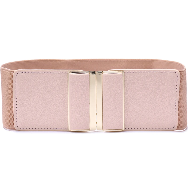 Women Wide Elastic Belt Cinch Waistband Stretch Dress Big size Ladies Waist Seal 9Colors