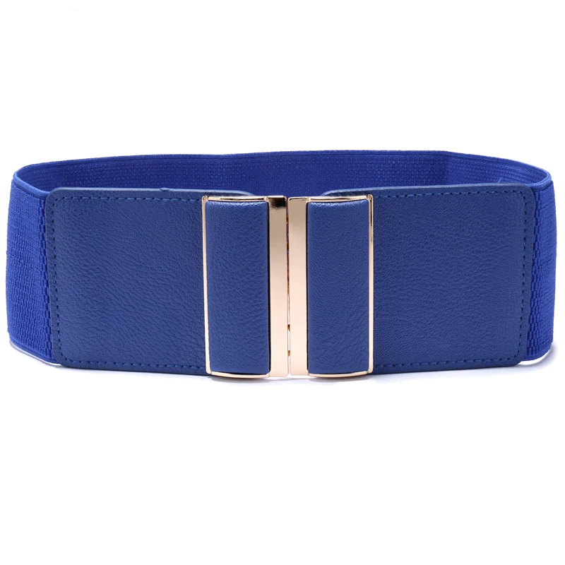 Women Wide Elastic Belt Cinch Waistband Stretch Dress Big size Ladies Waist Seal 9Colors