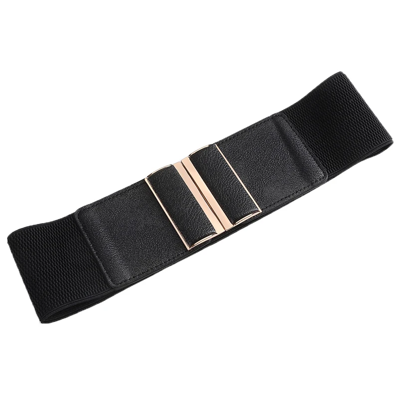 Women Wide Elastic Belt Cinch Waistband Stretch Dress Big size Ladies Waist Seal 9Colors